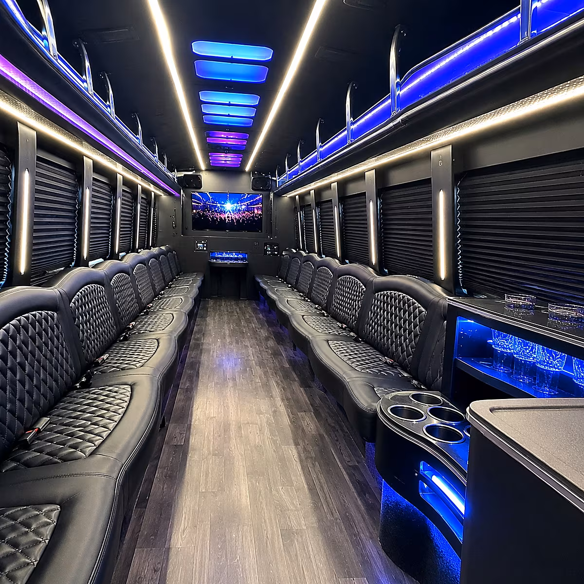 buses for bands performers and music groups traveling from vista