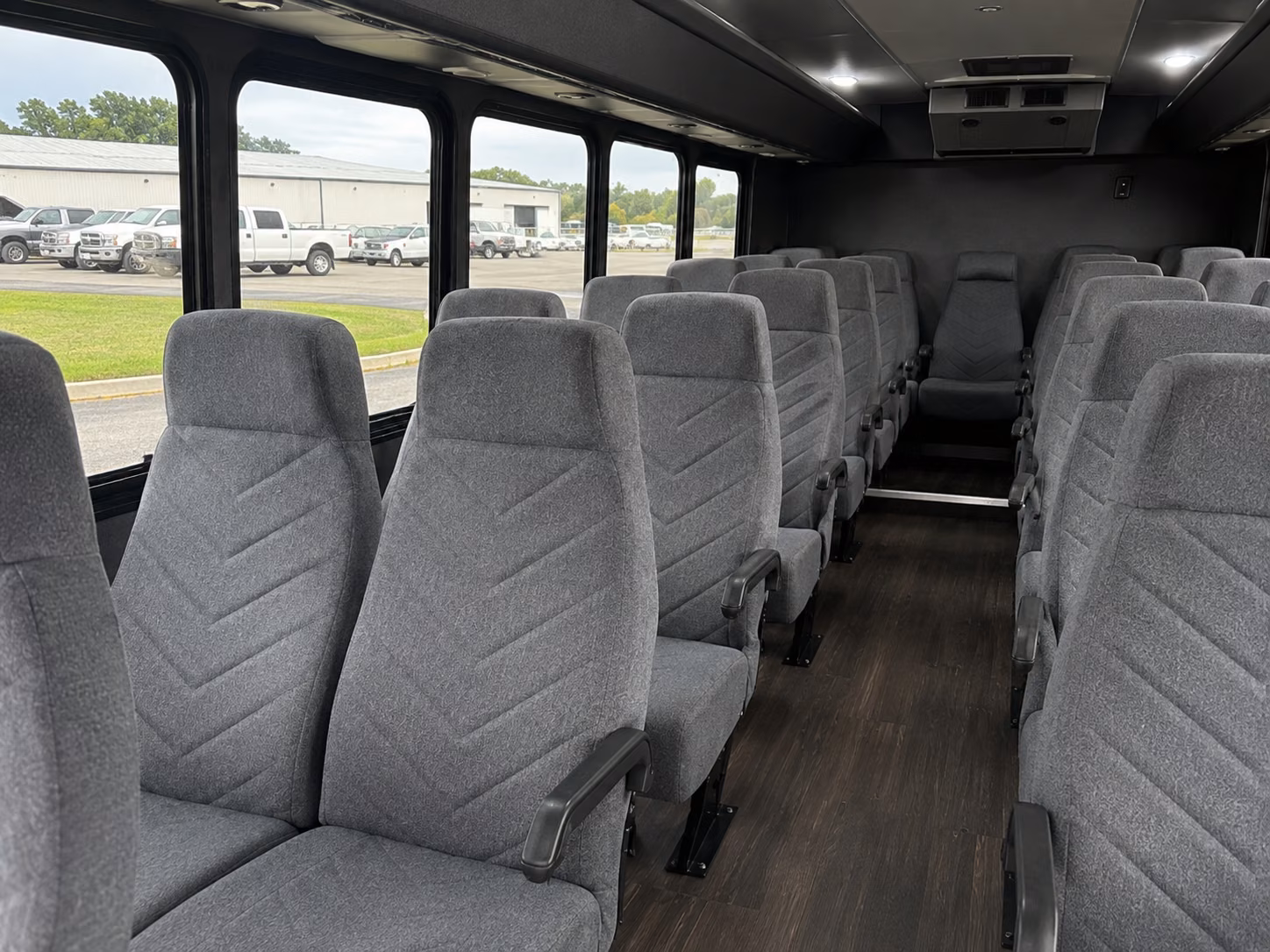 vista 18 passenger minibus inside