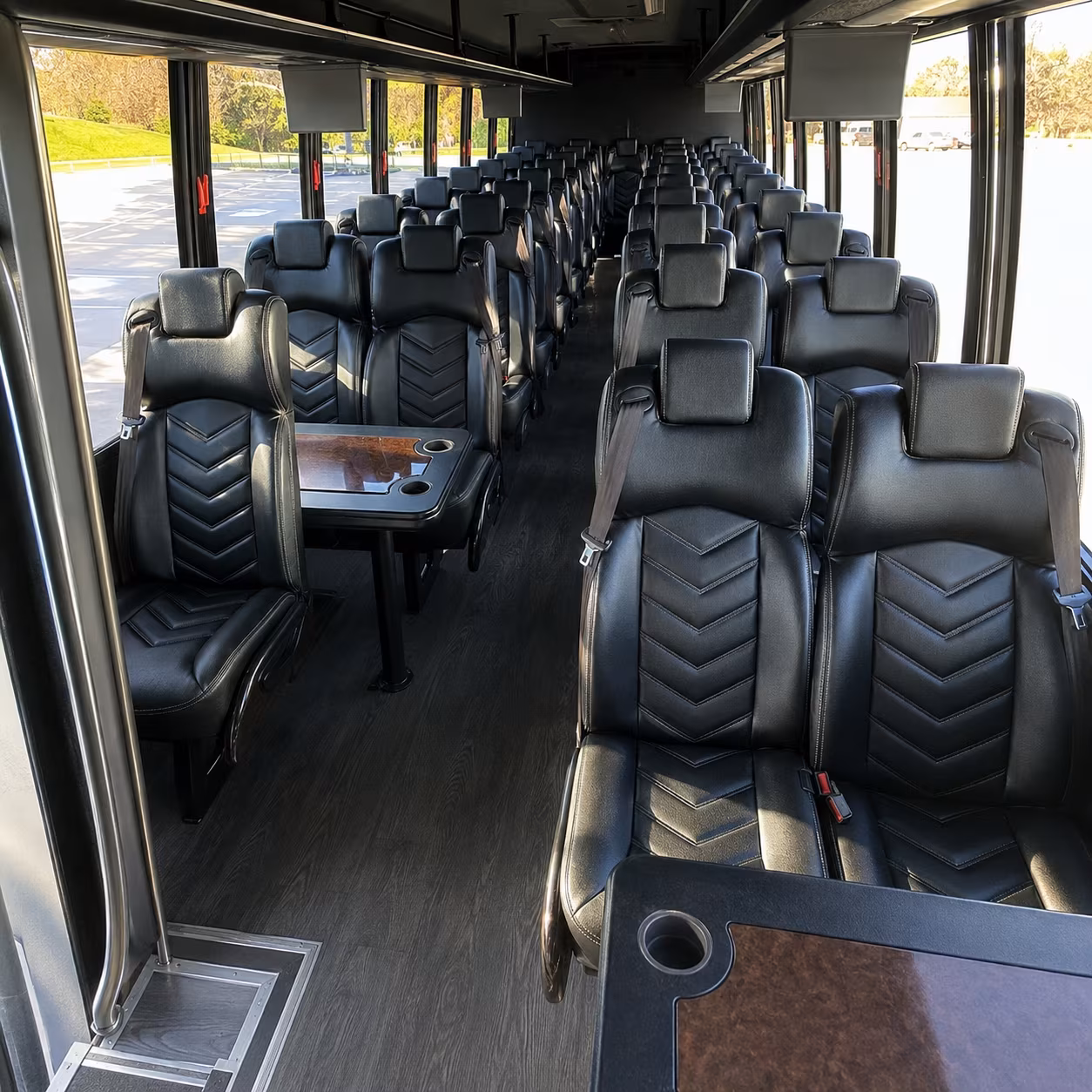 vista 25 passenger minibus inside