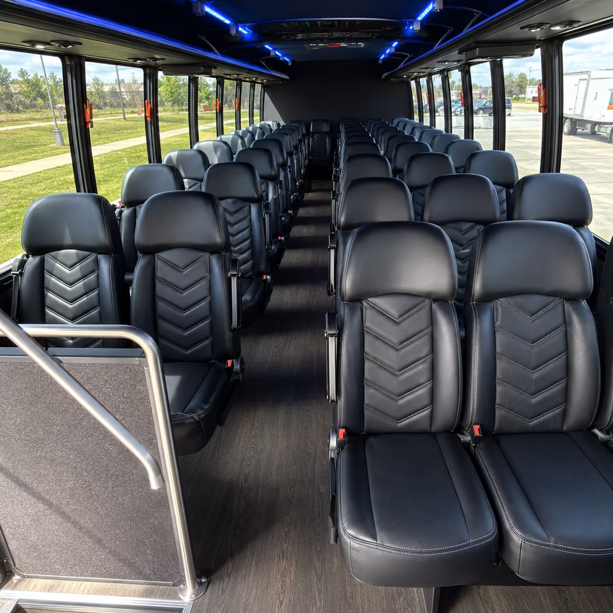 vista 30 passenger minibus inside
