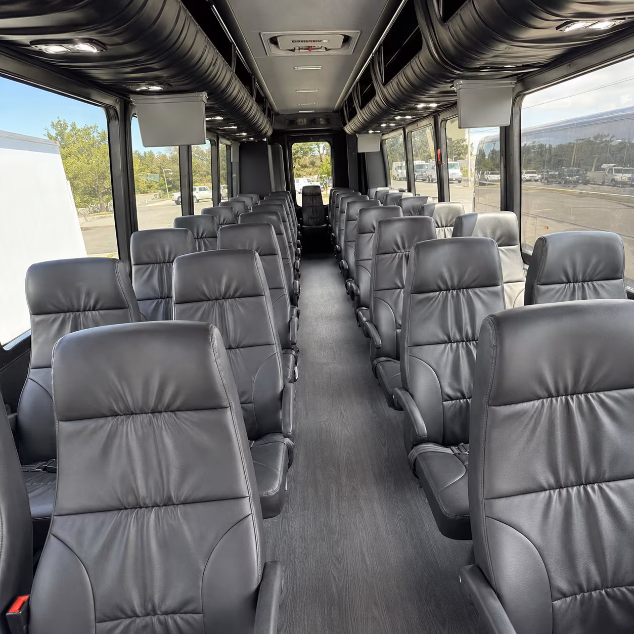vista 35 passenger minibus interior