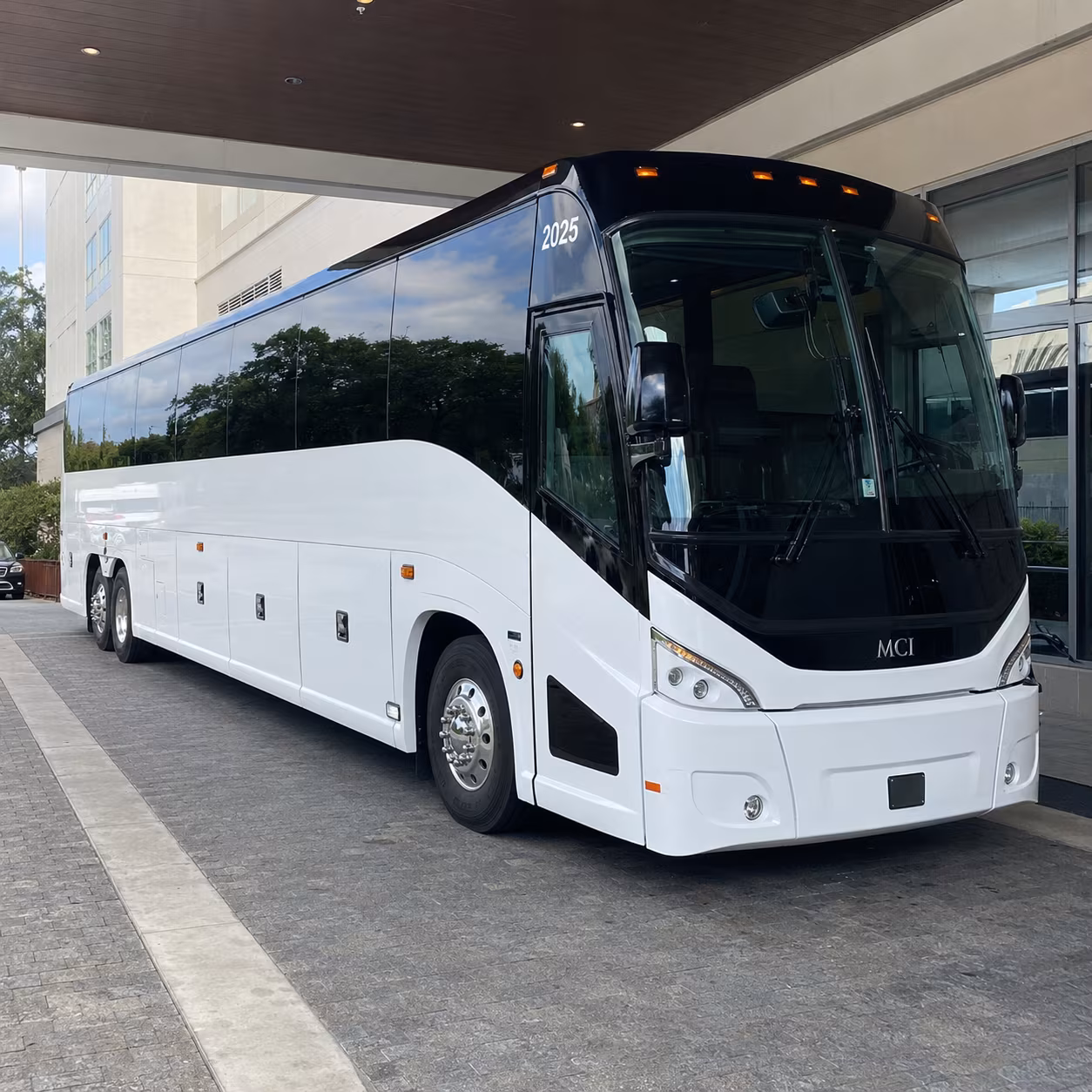 vista 54 passenger charter bus