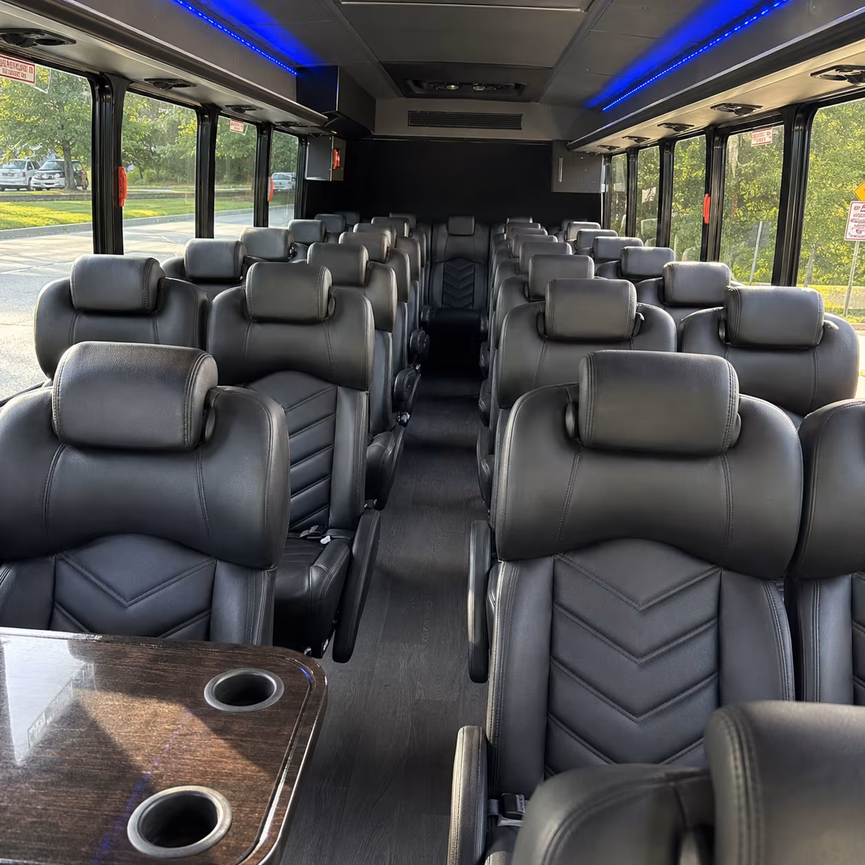 vista concert transportation onboard seating