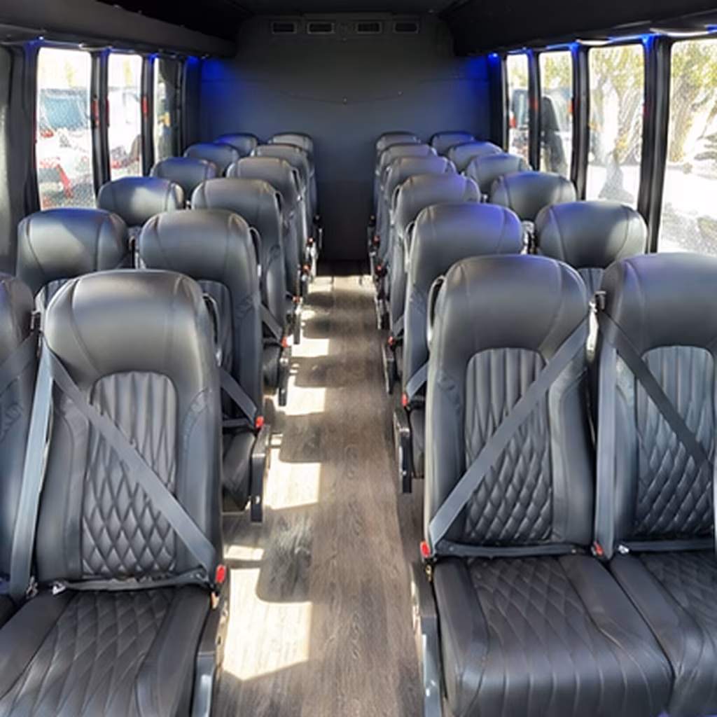 vista corporate transportation onboard seating