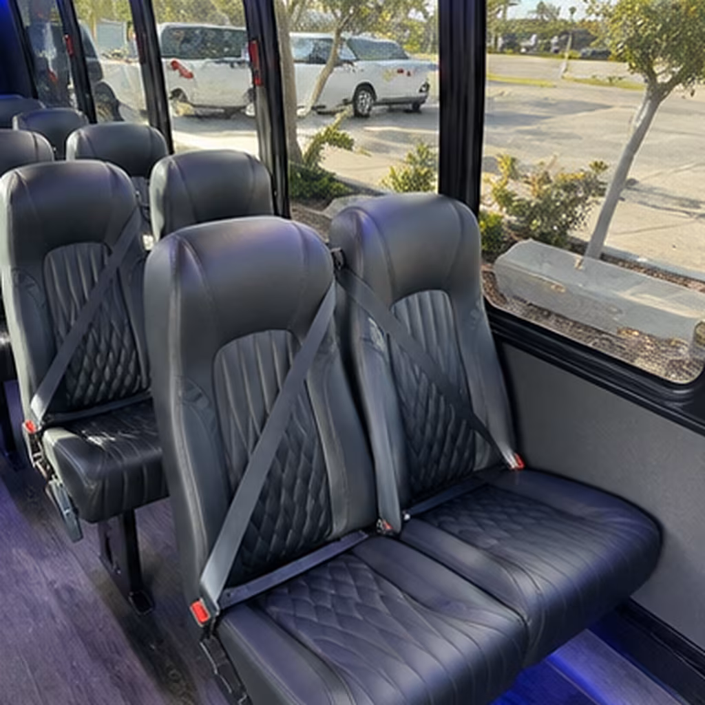vista event transportation onboard seating