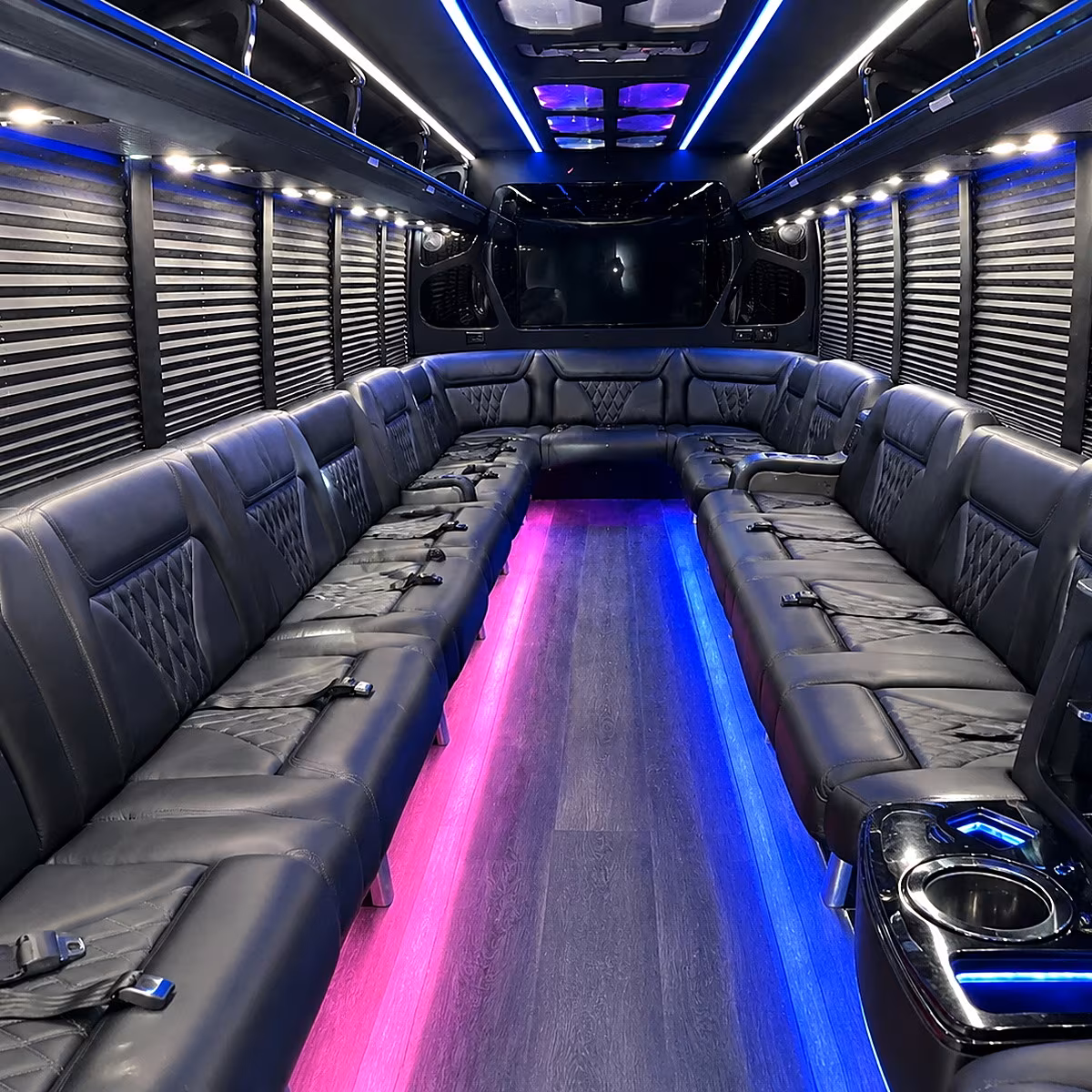 vista party bus interior