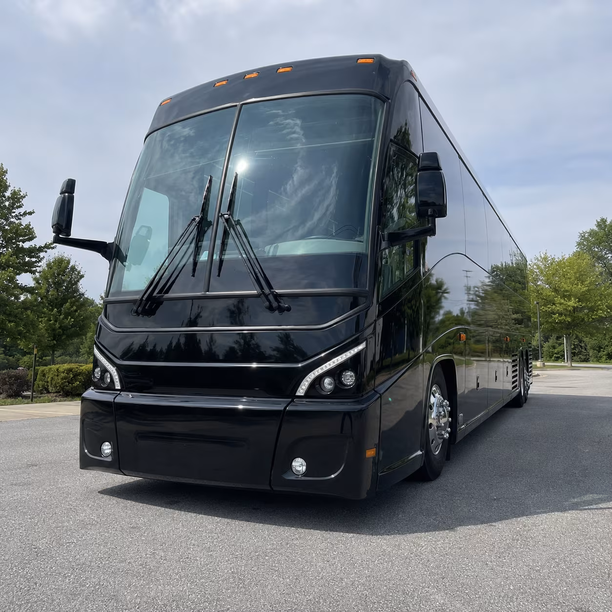 vista private event charter bus rental
