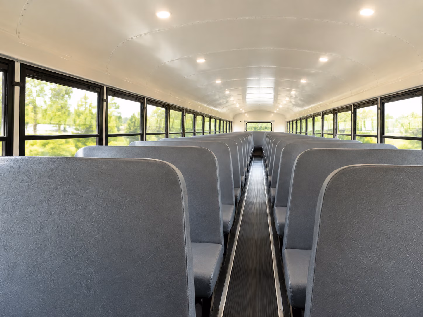 vista school bus inside