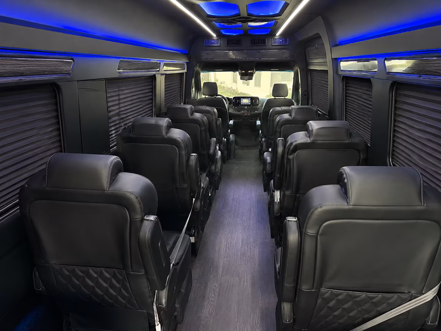 vista sprinter van with driver inside